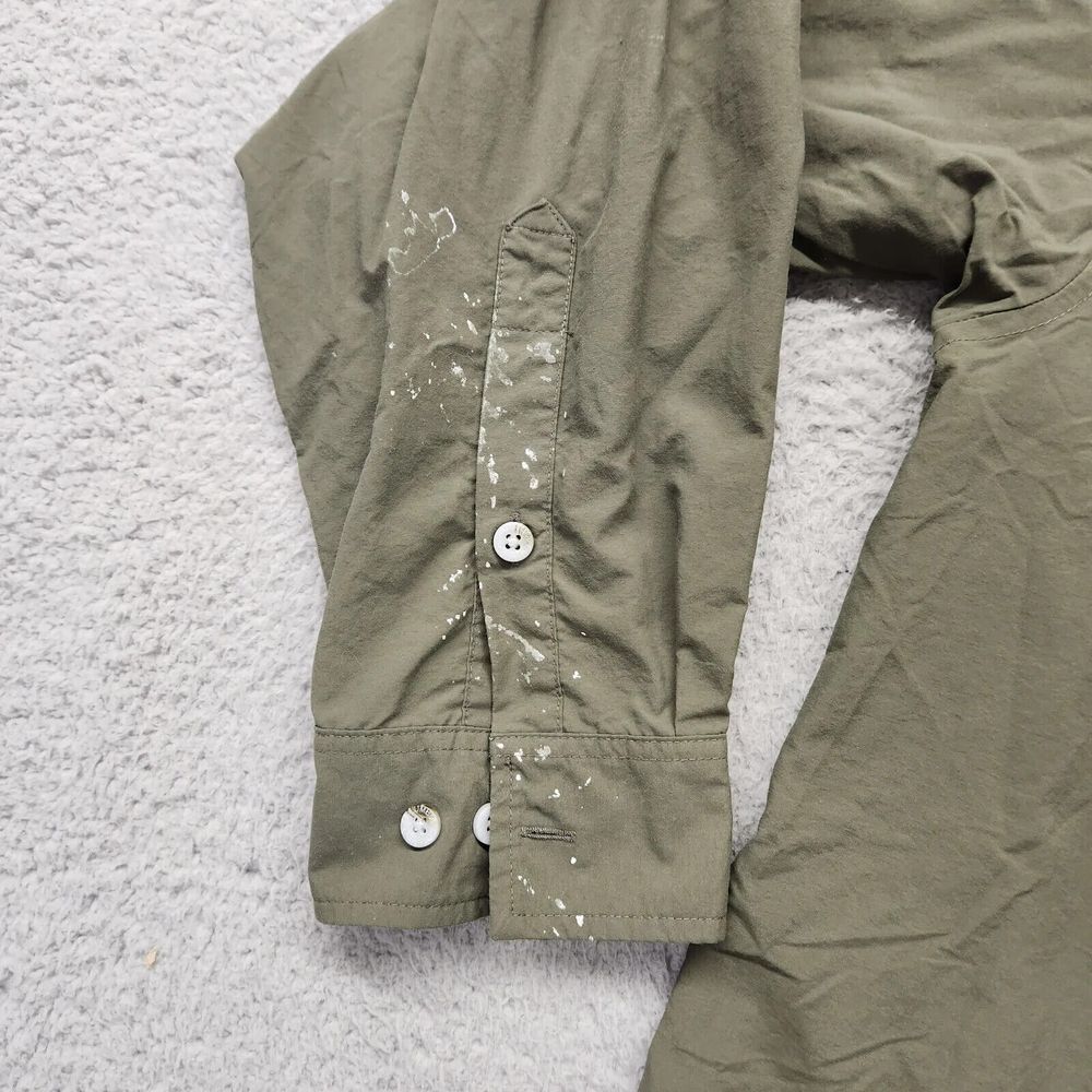 Columbia Shirt Mens 2XL Green Bahama Outdoors Casual Omni Shade Campcore Fishing - Picture 8 of 13